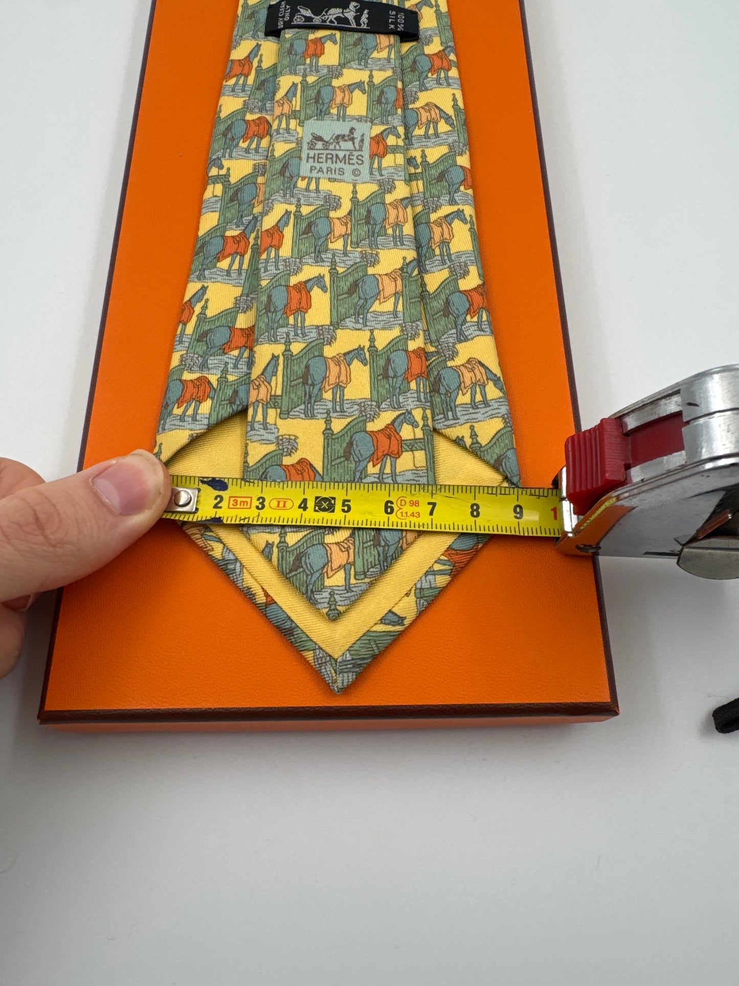 Cravatta Hermès vintage Cod 7368PA