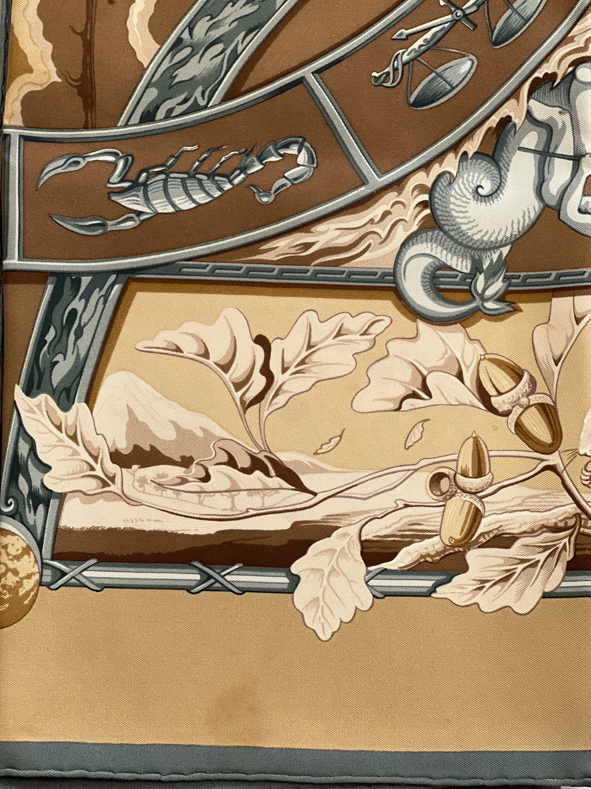 Foulard Hermès vintage Rythmes Du Monde