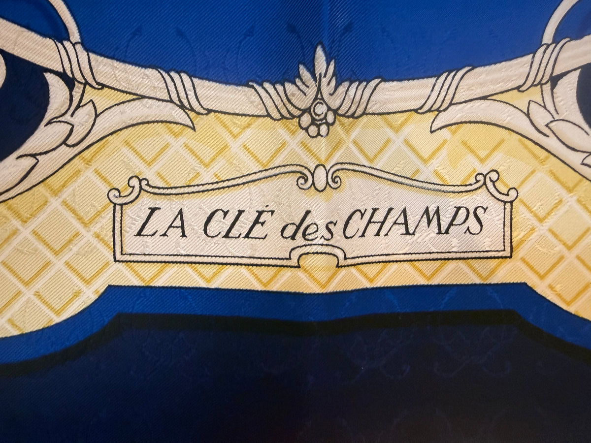 Foulard Hermès vintage La Clè Des Champs