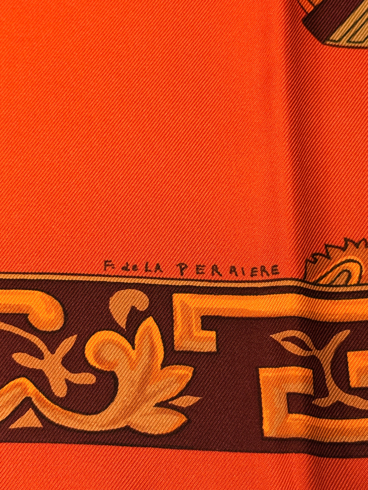 Foulard Hermès vintage Jonques Et Sampans