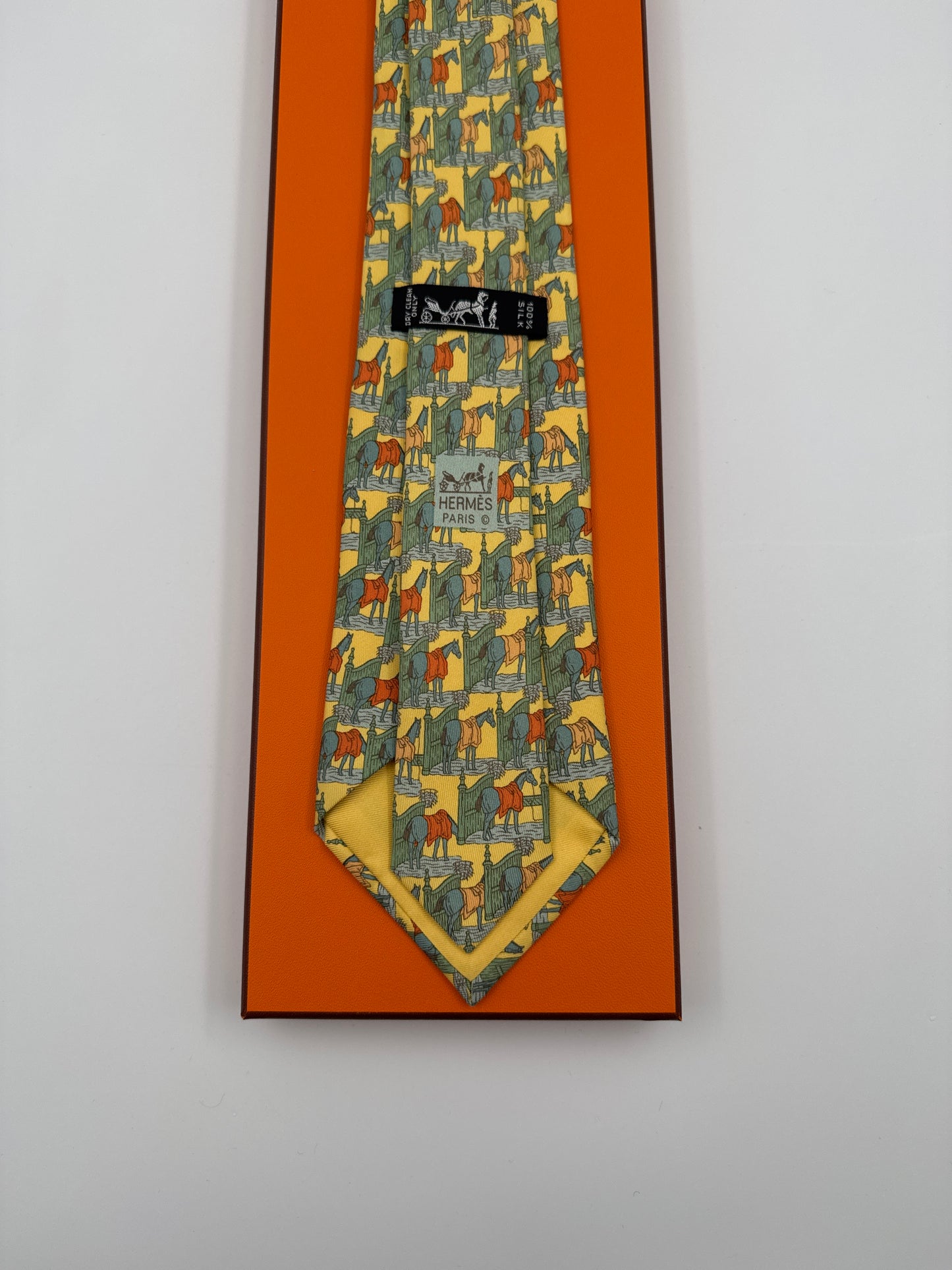 Cravatta Hermès vintage Cod 7368PA
