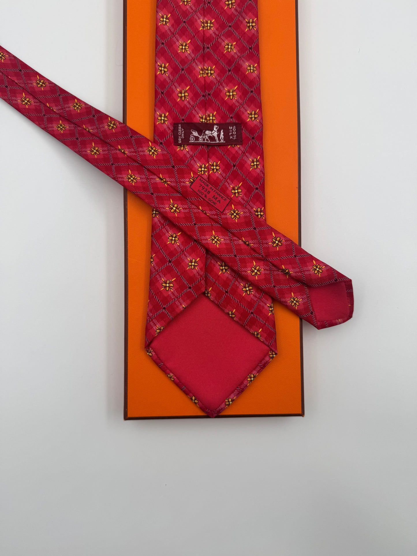 Cravatta Hermès vintage Cod 7938MA