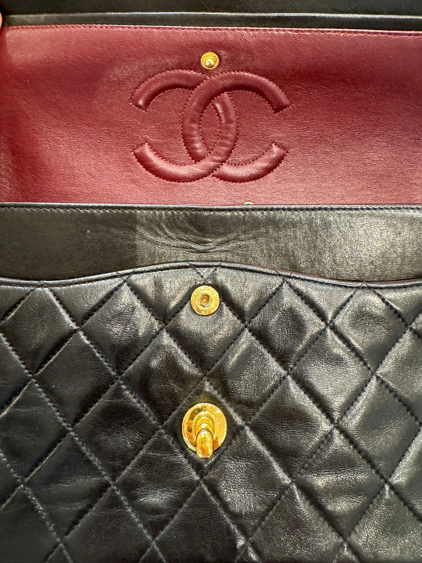 Chanel Timeless 25 double flap bag