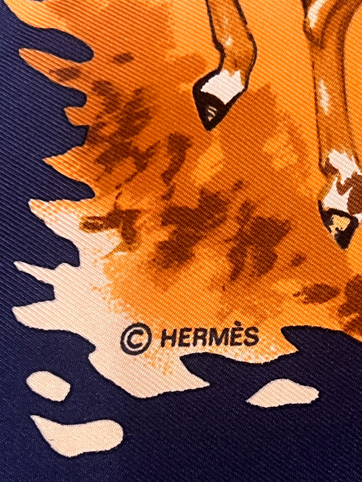 Foulard Hermès vintage Africa