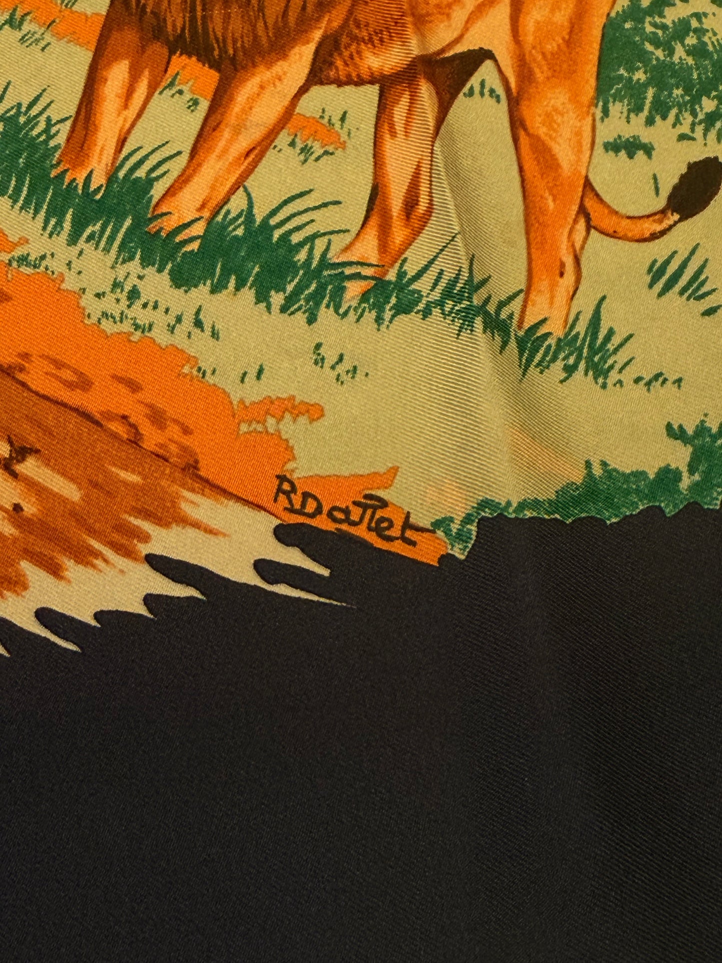 Foulard Hermès vintage Africa