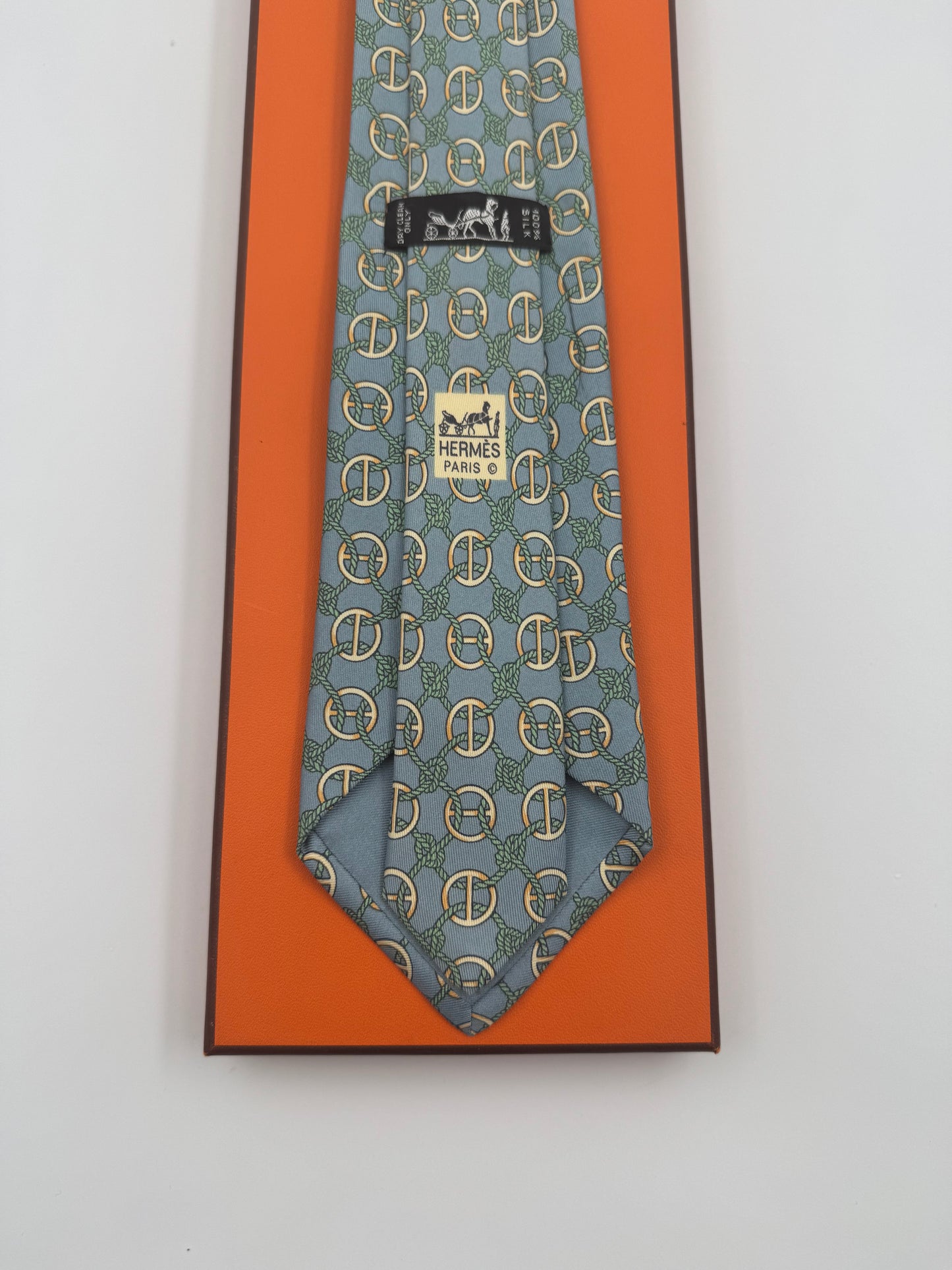Cravatta Hermes vintage cod 670 OA