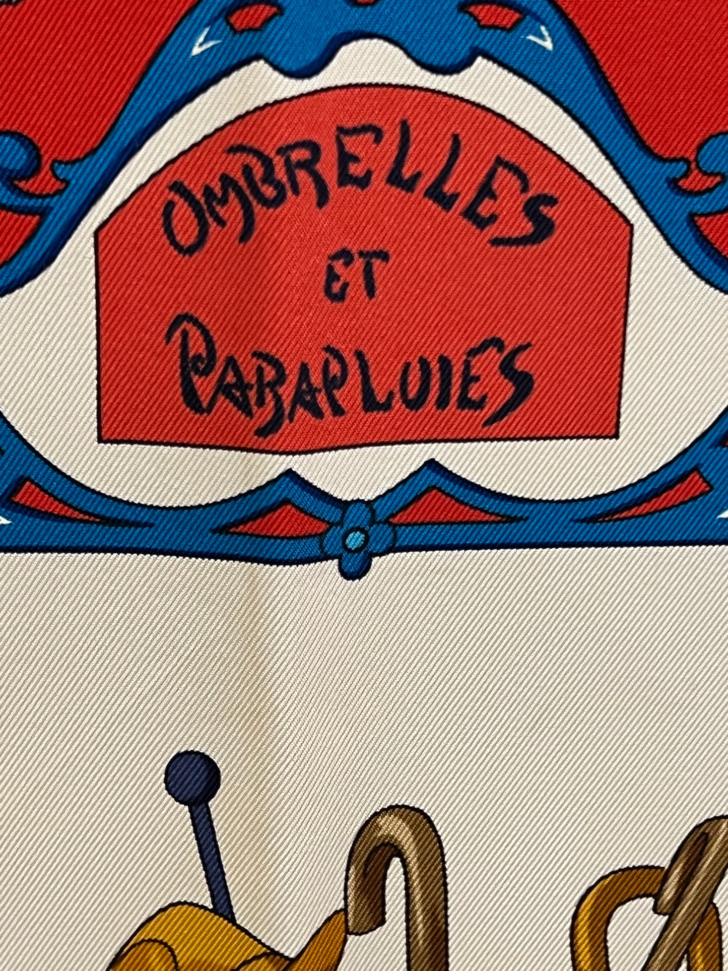 Scarf Hermès 90x90 Umbrella at Parapluies