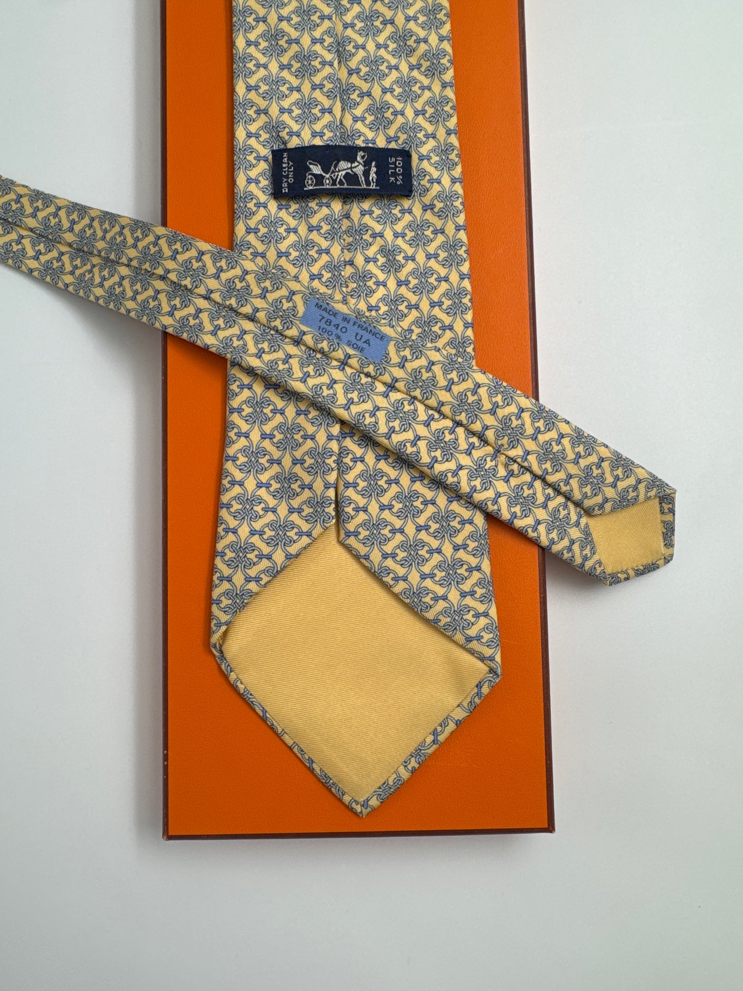 Cravatta Hermès vintage Cod 7840UA