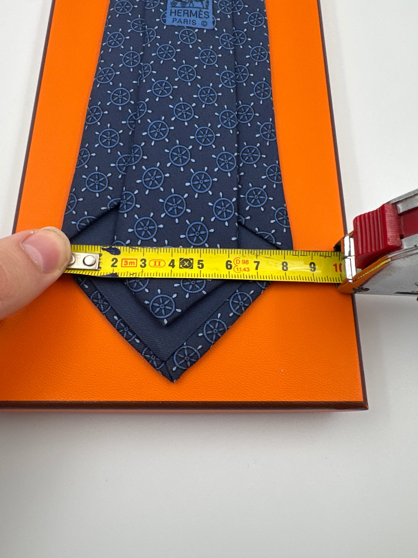 Cravatta Hermès vintage Cod 7317EA