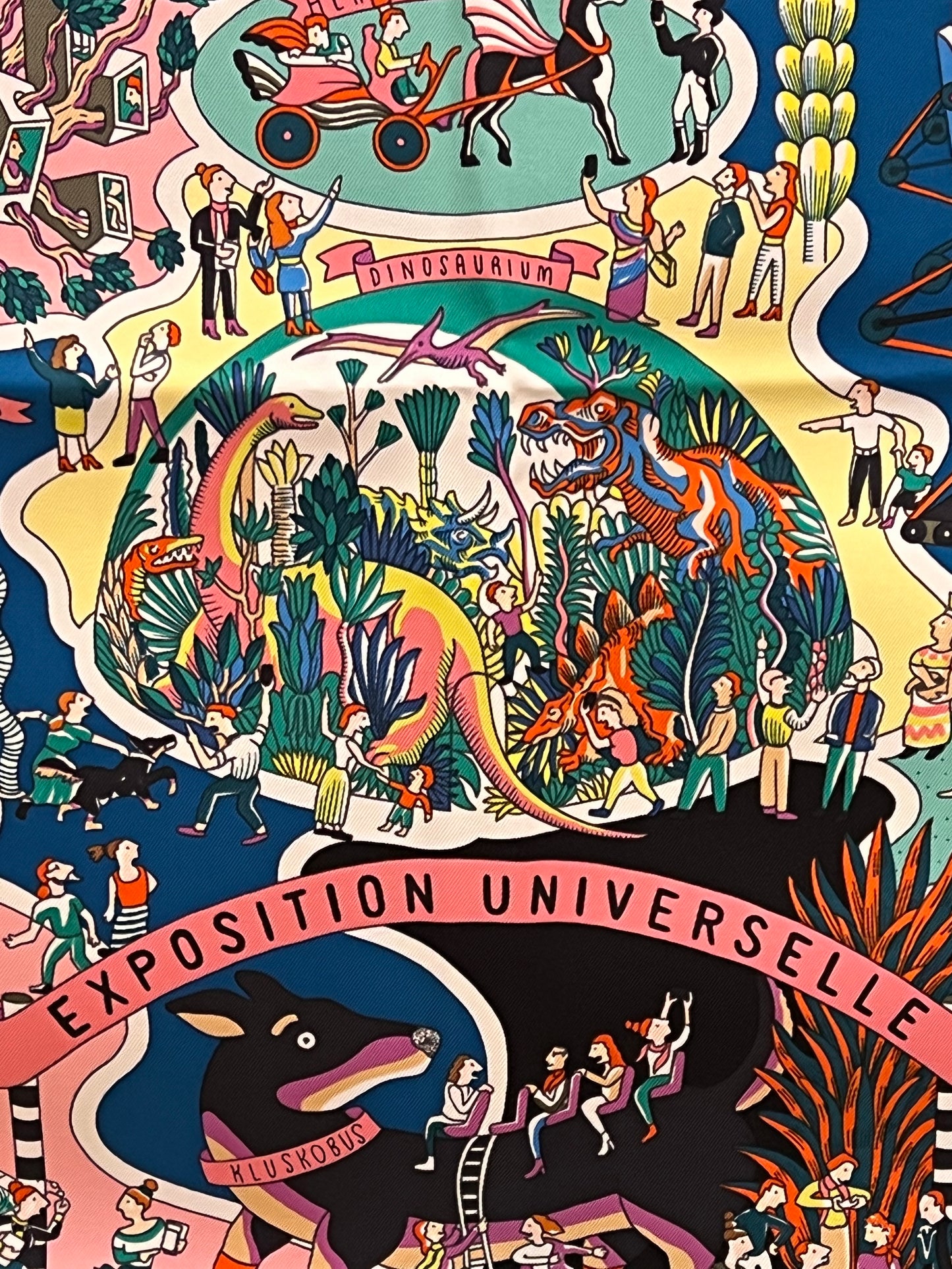 Carré Hermés 90x90 Exposition Universelle