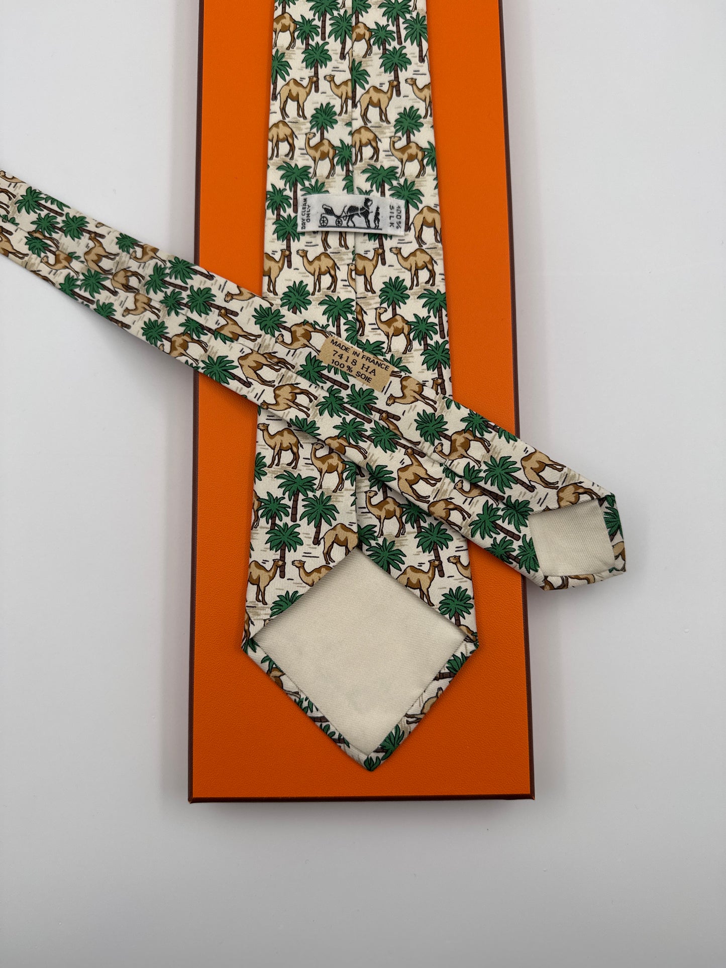 Cravatta Hermès vintage Cod 7418HA
