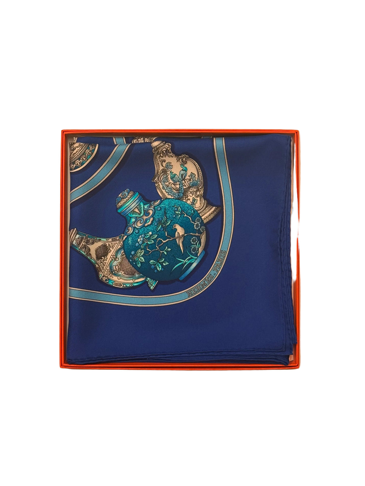 Foulard Hermès vintage Qu'importe le flacon