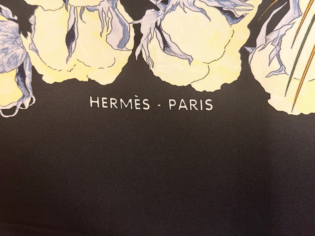 Foulard Hermès vintage Turbans Des Reines
