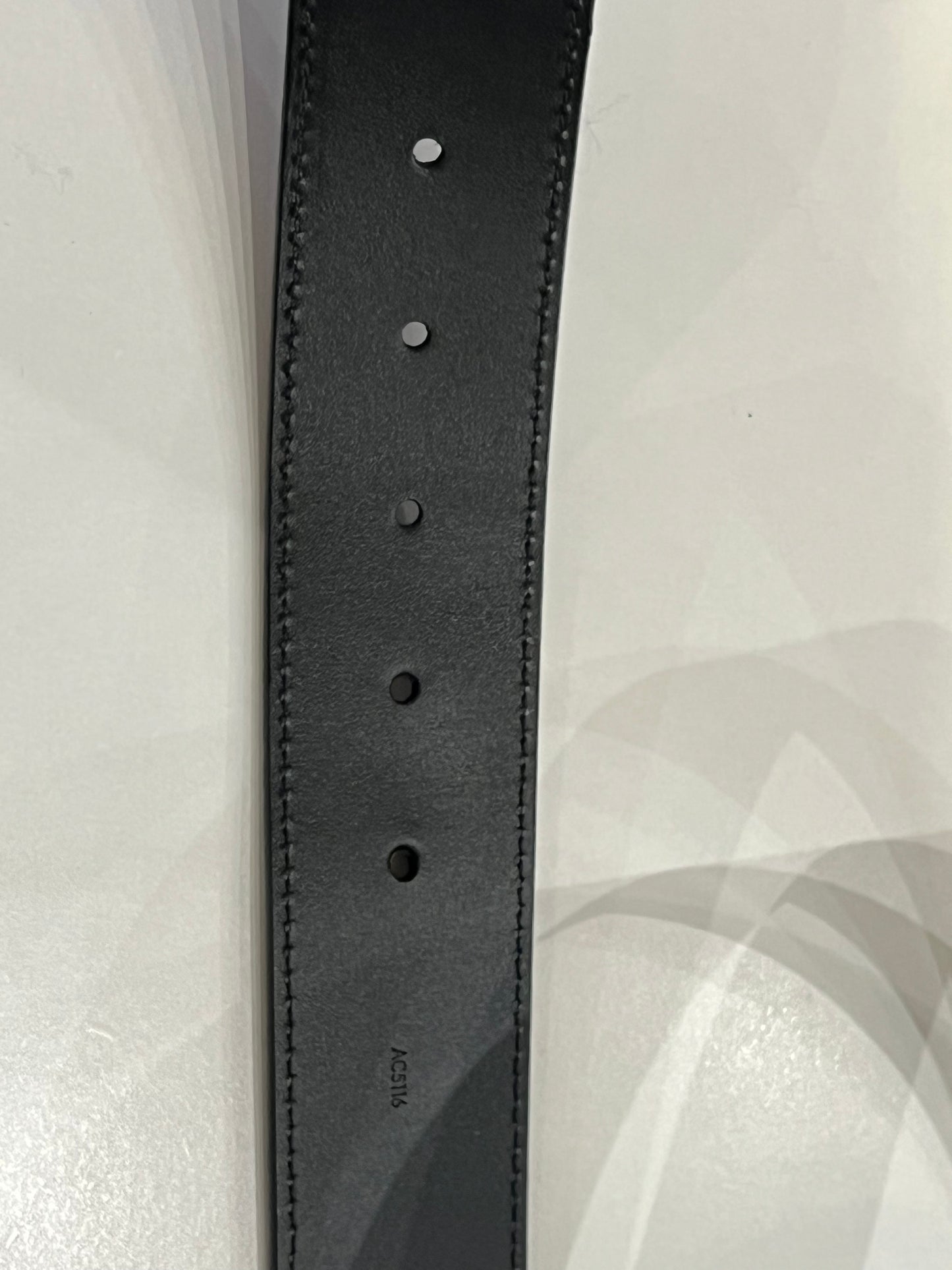 Louis Vuitton Initiales damier graphite belt
