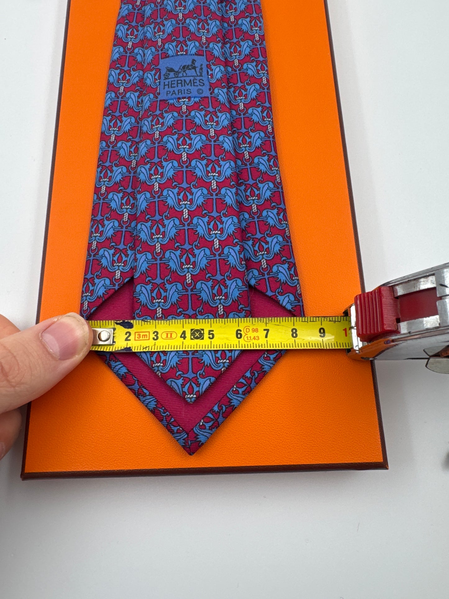 Cravatta Hermès vintage Cod 7255MA