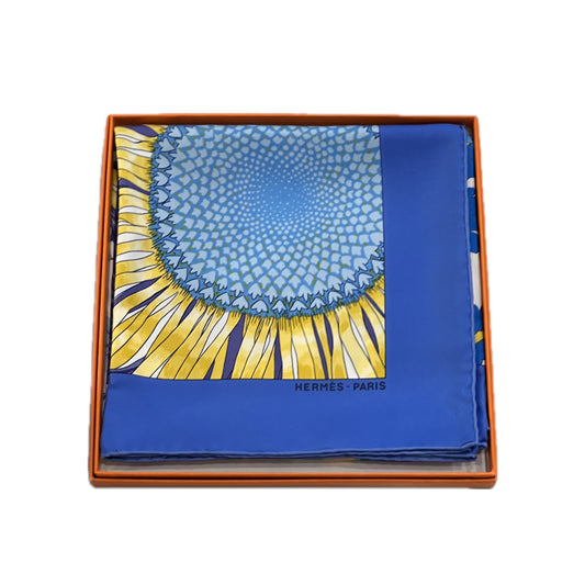 Carrè Hermès 90x90 Fleurs et Carlines II