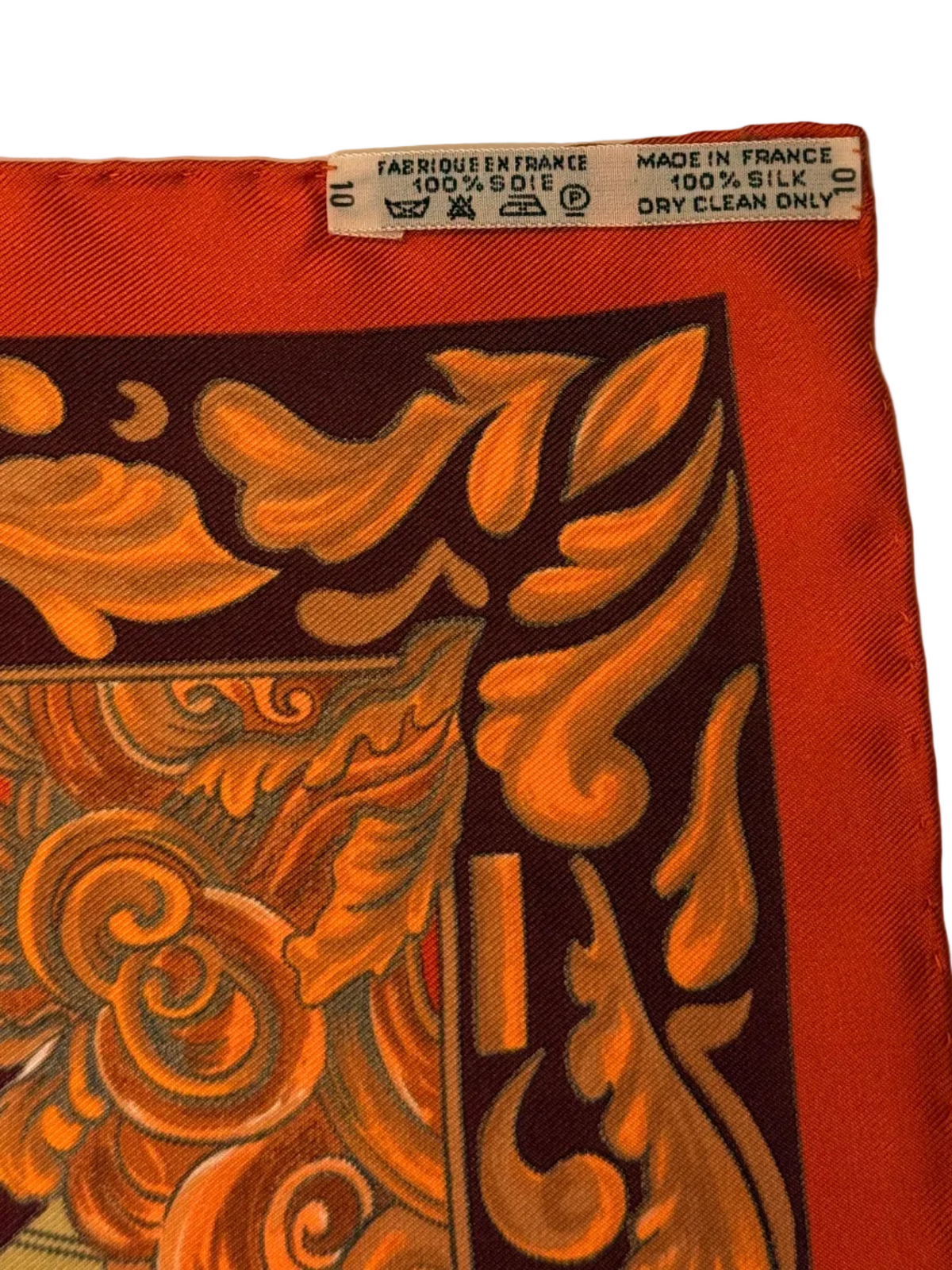 Foulard Hermès vintage Jonques Et Sampans