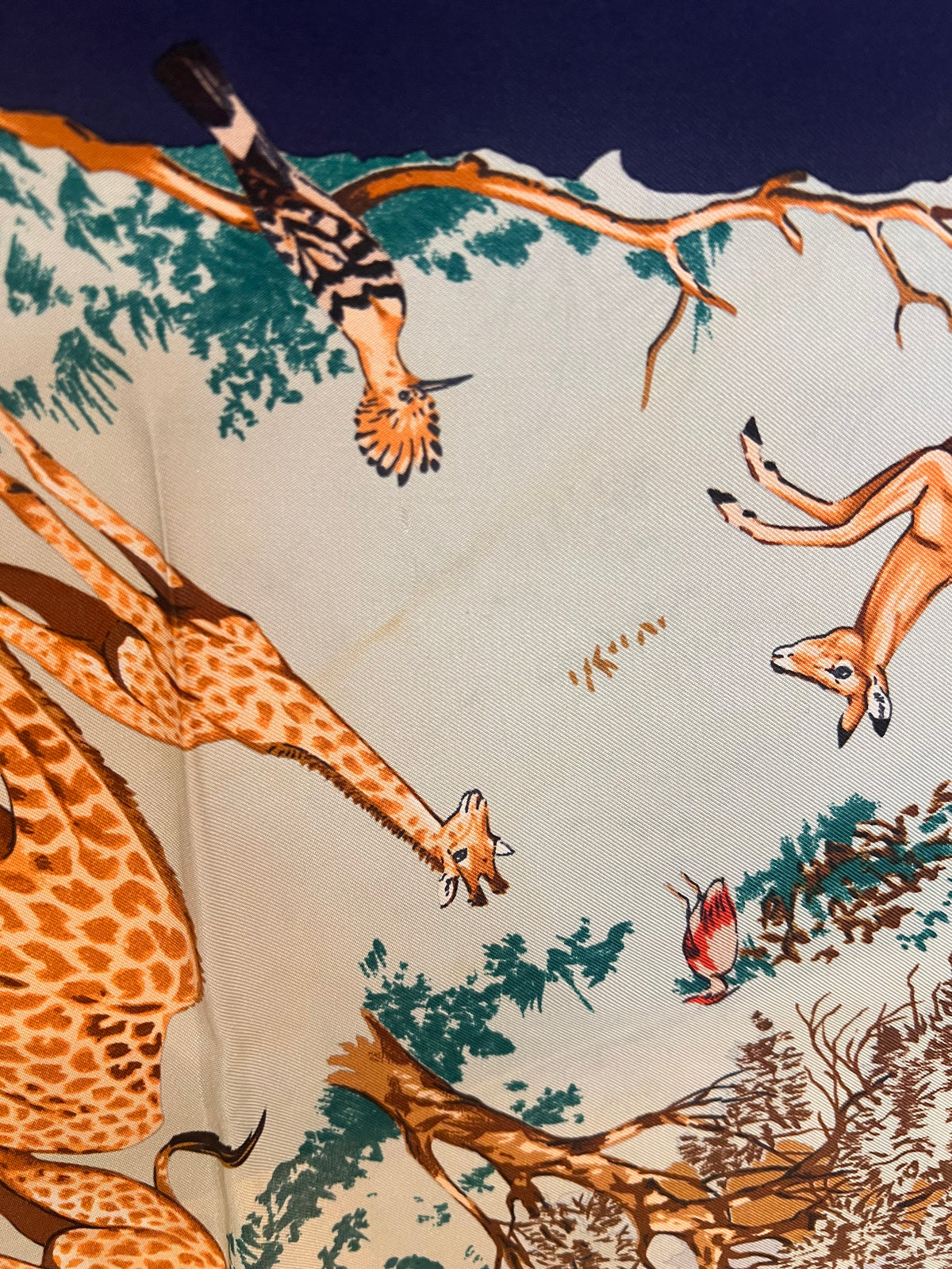 Foulard Hermès vintage Africa