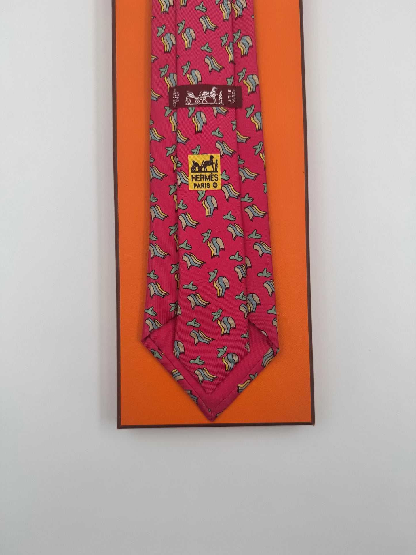 Cravatta Hermes vintage cod 7443HA