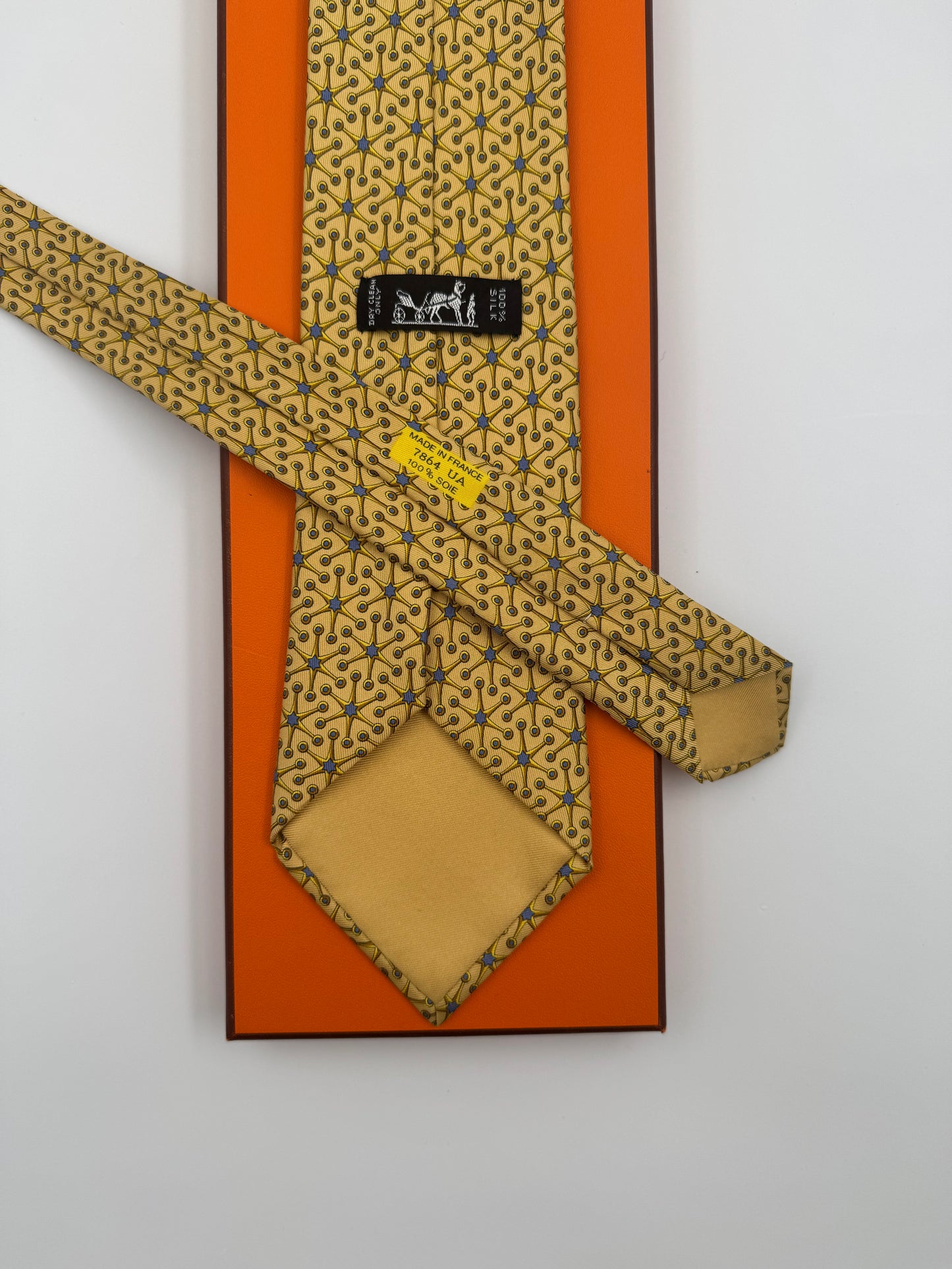 Cravatta Hermès vintage Cod 7864UA