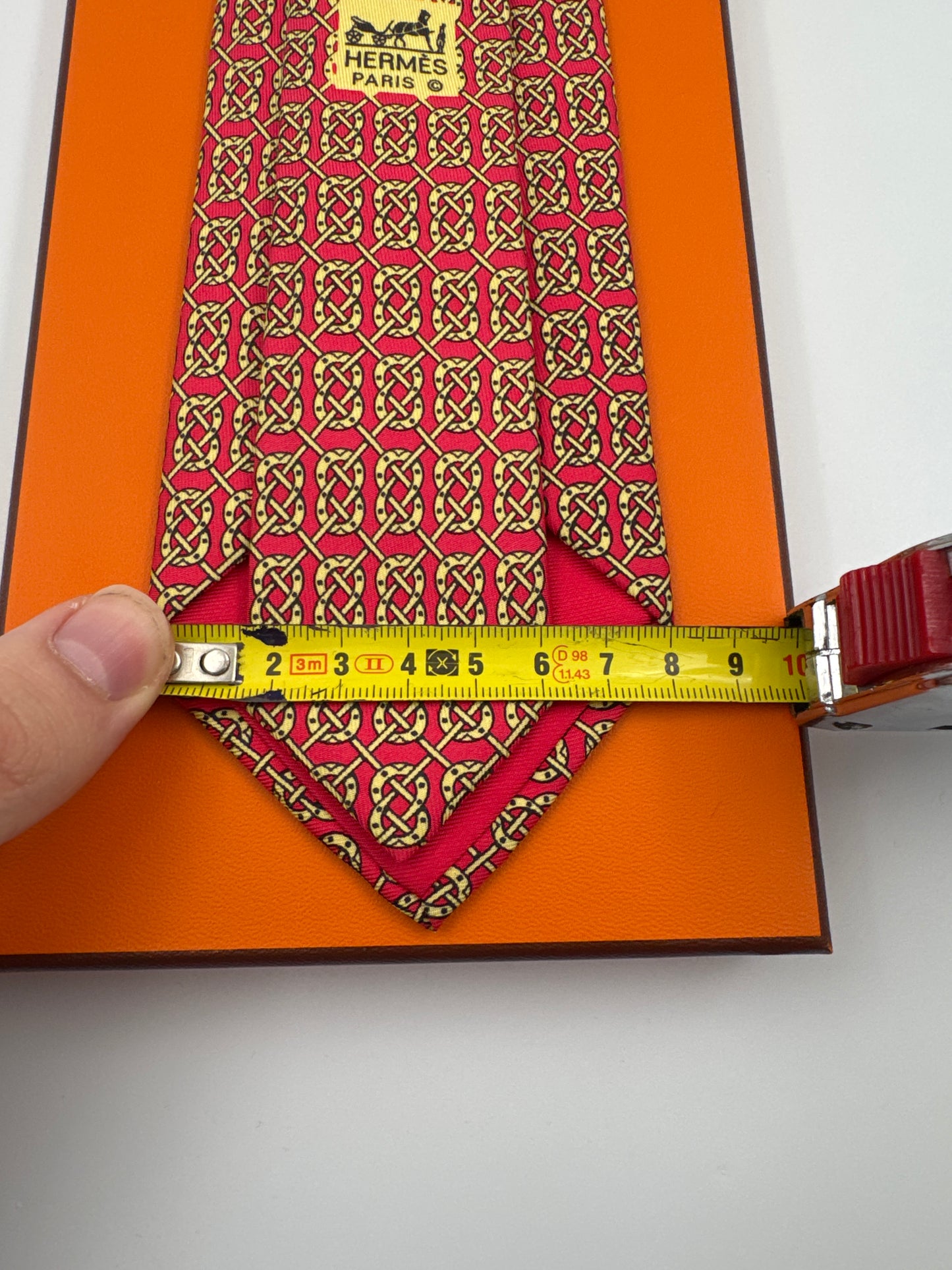 Cravatta Hermès vintage Cod 7298EA