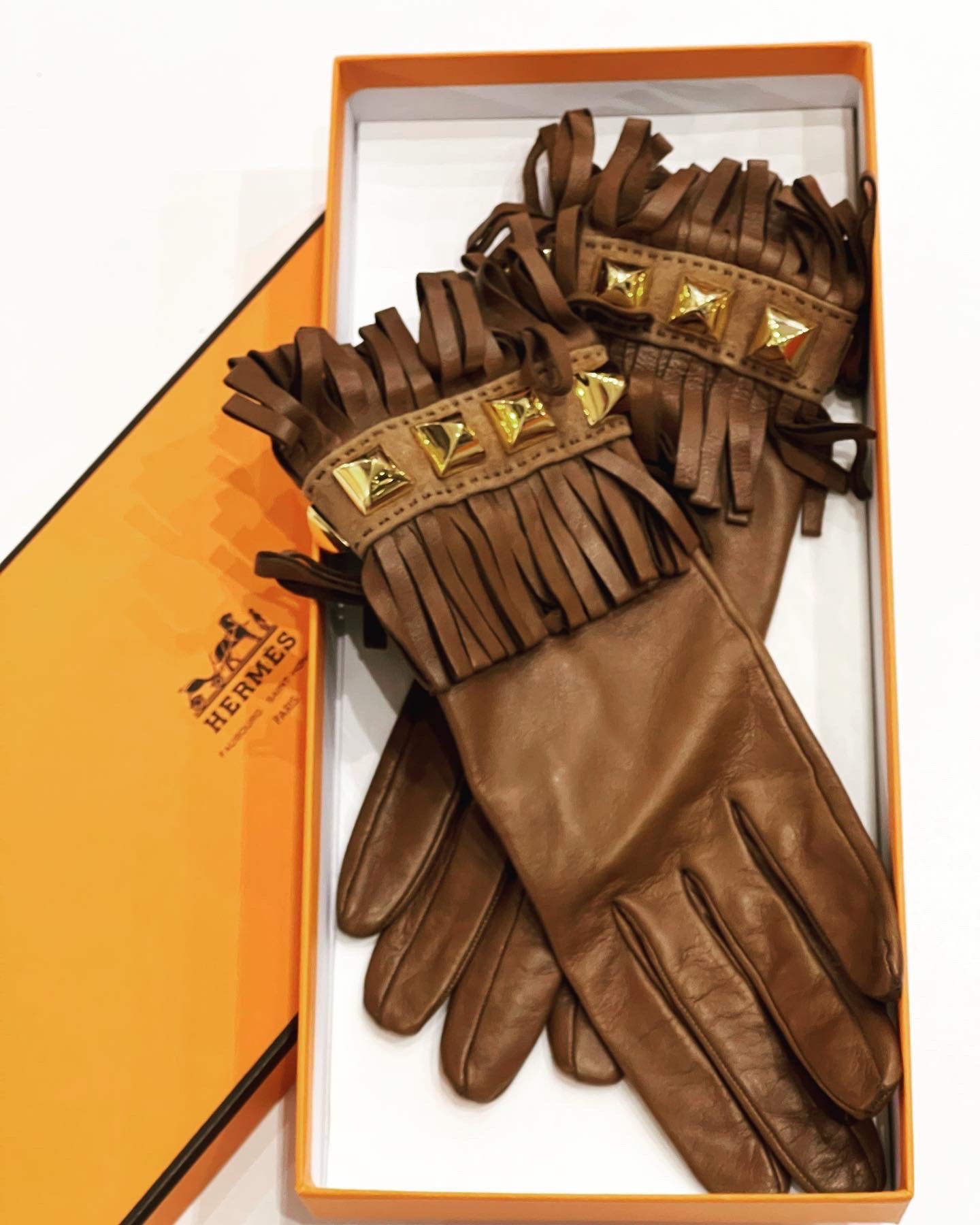 Hermès gloves size 7
