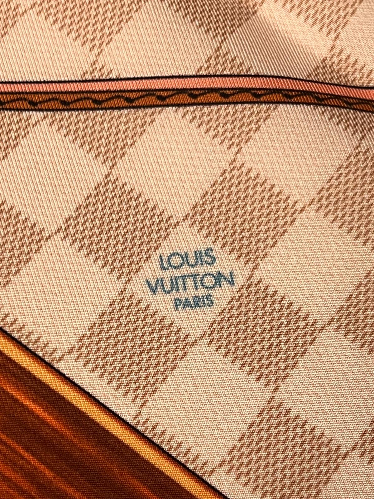 Foulard Louis Vuitton Strap And Trunk