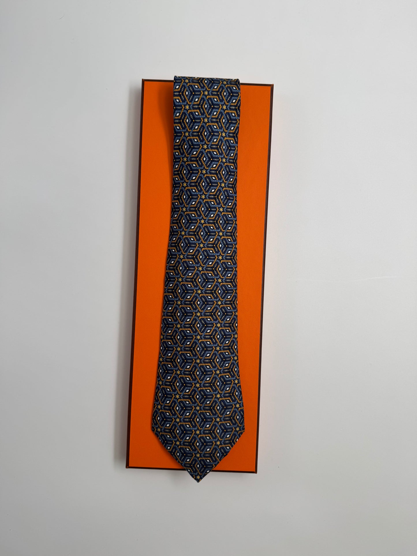 Cravatta Hermès vintage Cod 7662TA