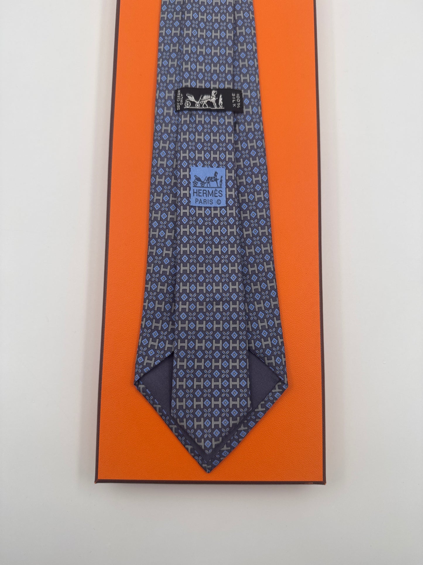 Cravatta Hermès vintage Cod 7176UA
