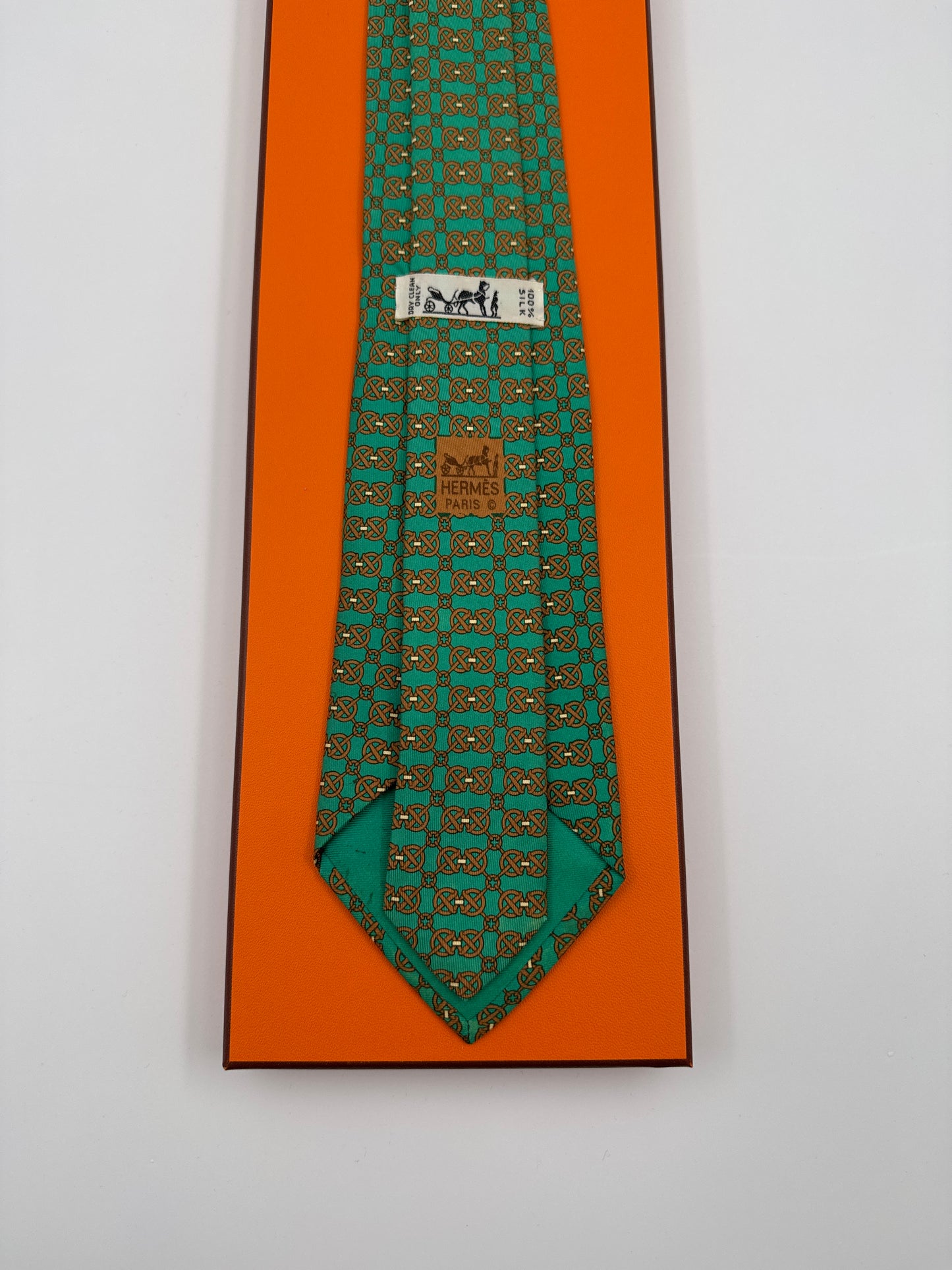 Cravatta Hermès vintage Cod 7150FA