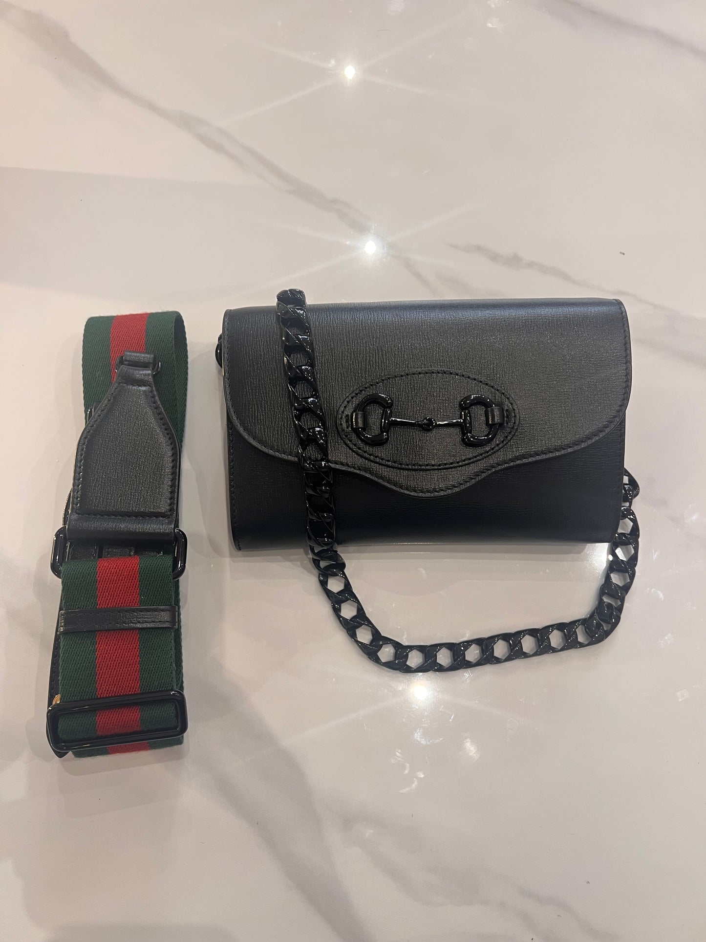 Borsa Horsebit 1955 nera