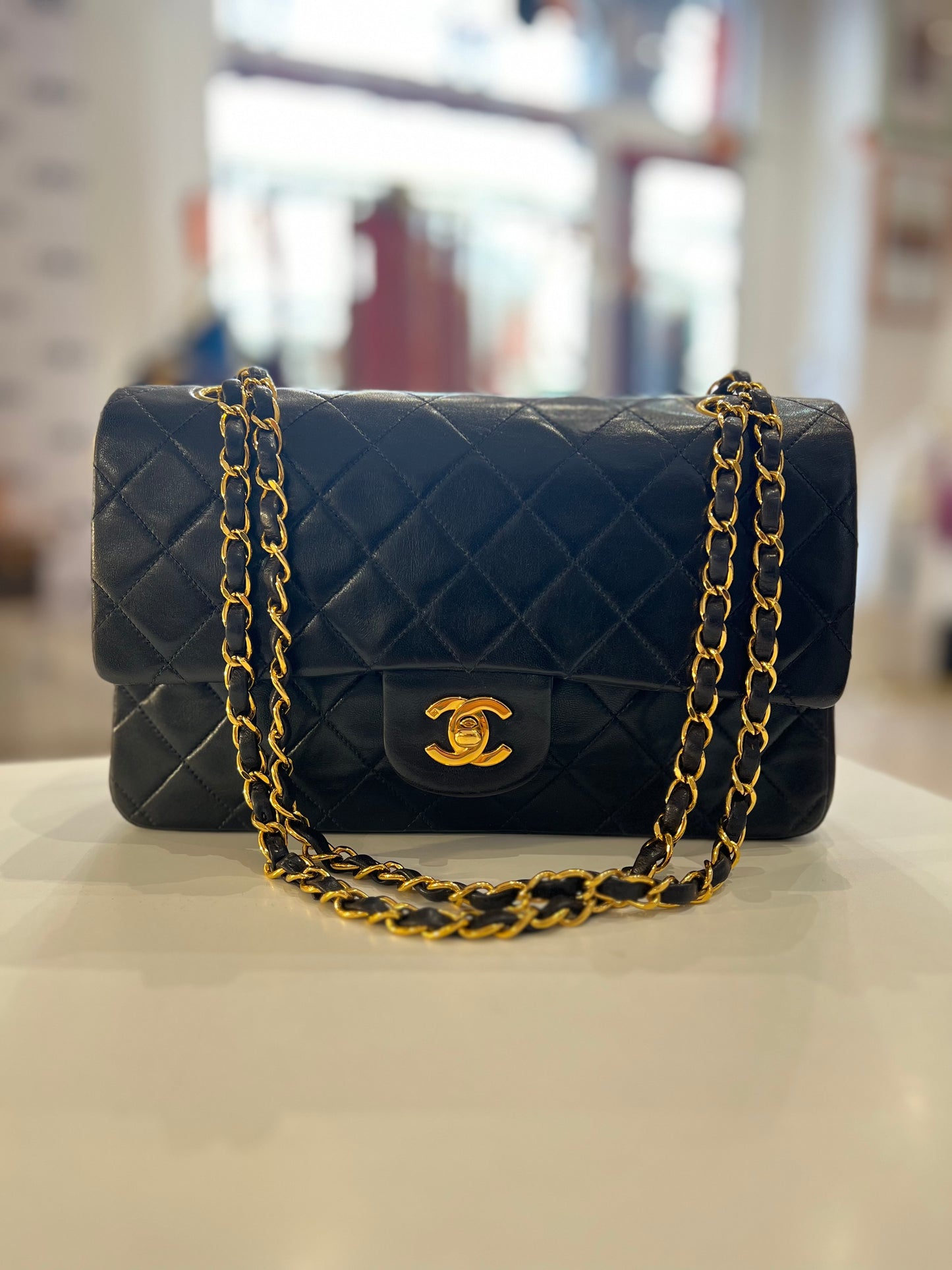 Chanel Timeless 25 double flap bag