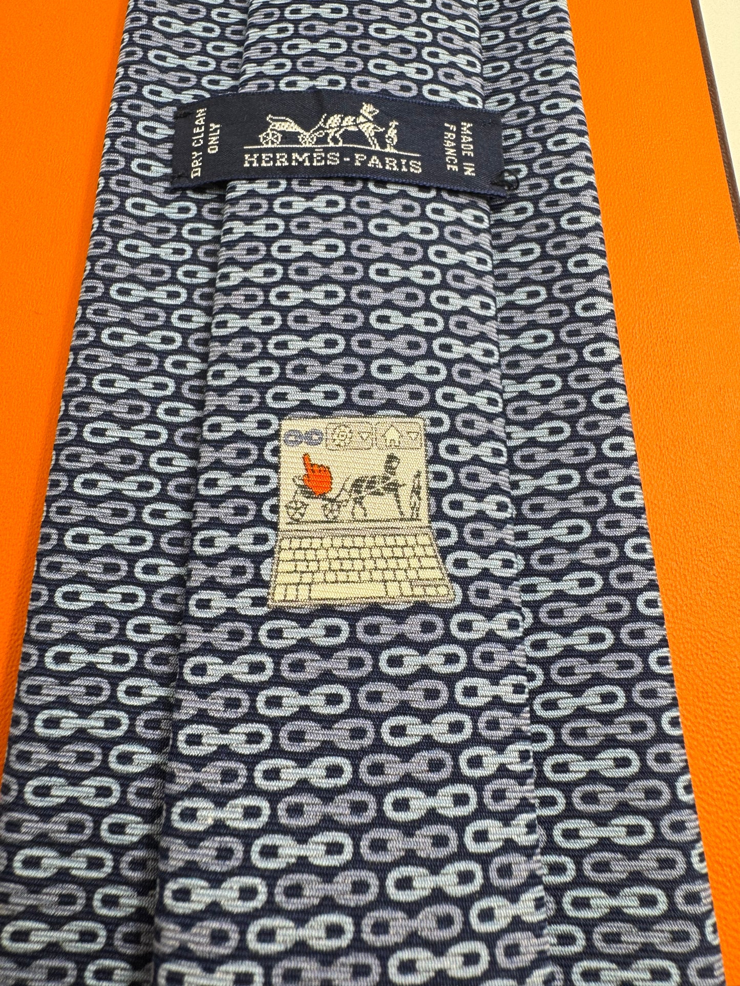 Cravatta Hermès vintage Cod 645798HA