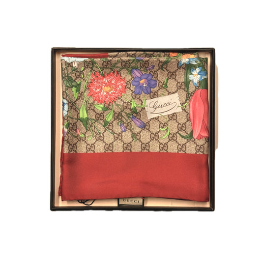 Foulard Gucci Flora mai usato con etichetta