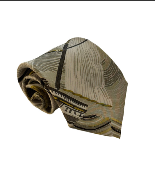 Cravatta vintage Hermès FOULARD