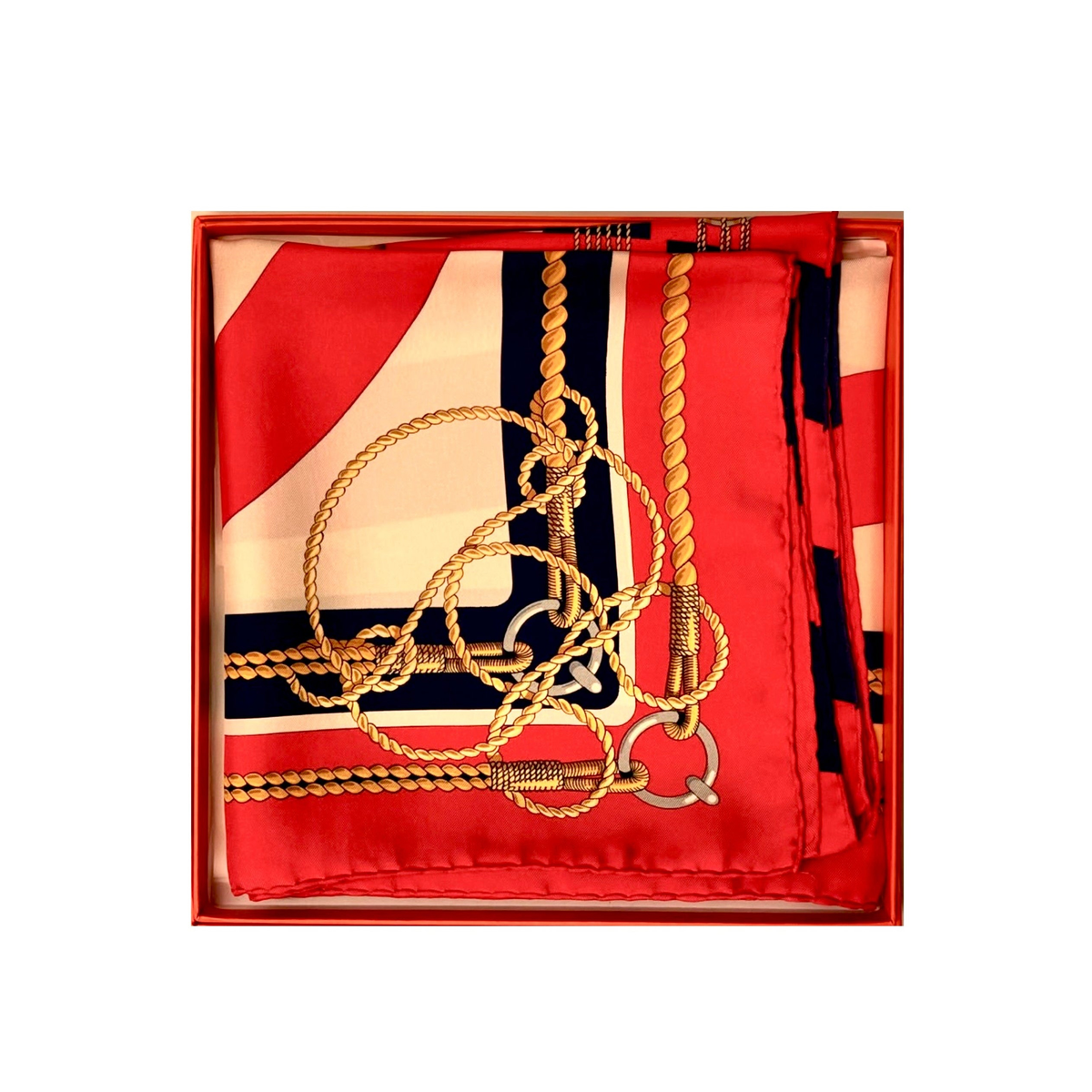 Foulard Hermès vintage Chateaux D’Arriere