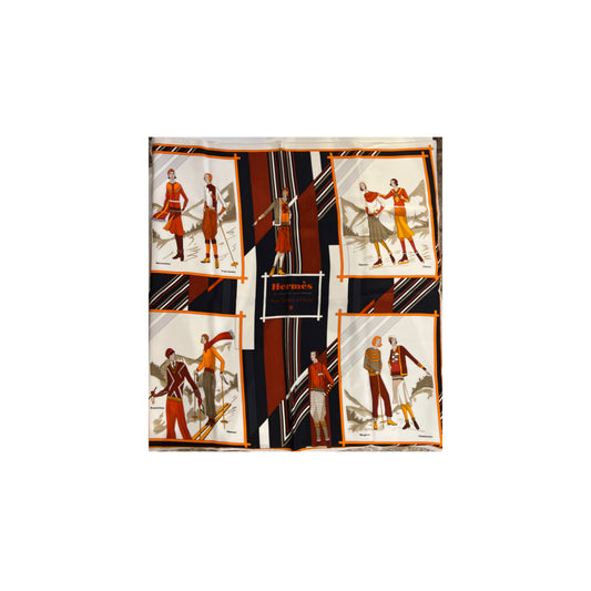 Hermès scarf 70 Aux sport d’Hiver