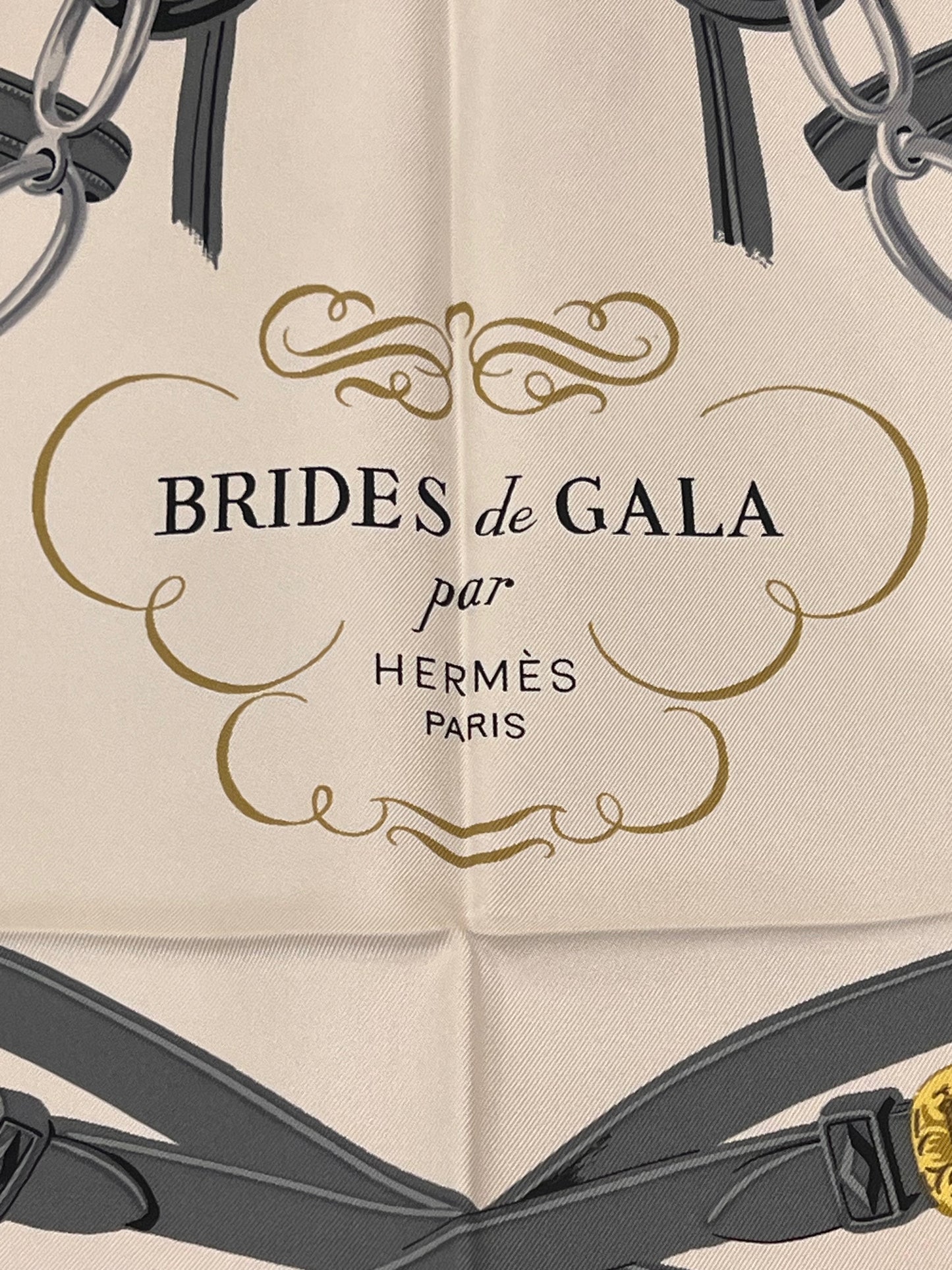 Foulard Hermès vintage Brides de Gala