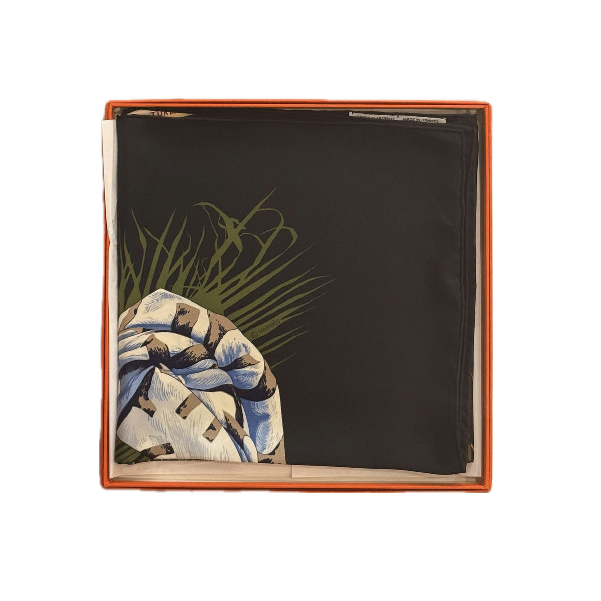 Foulard Hermès vintage Turbans Des Reines