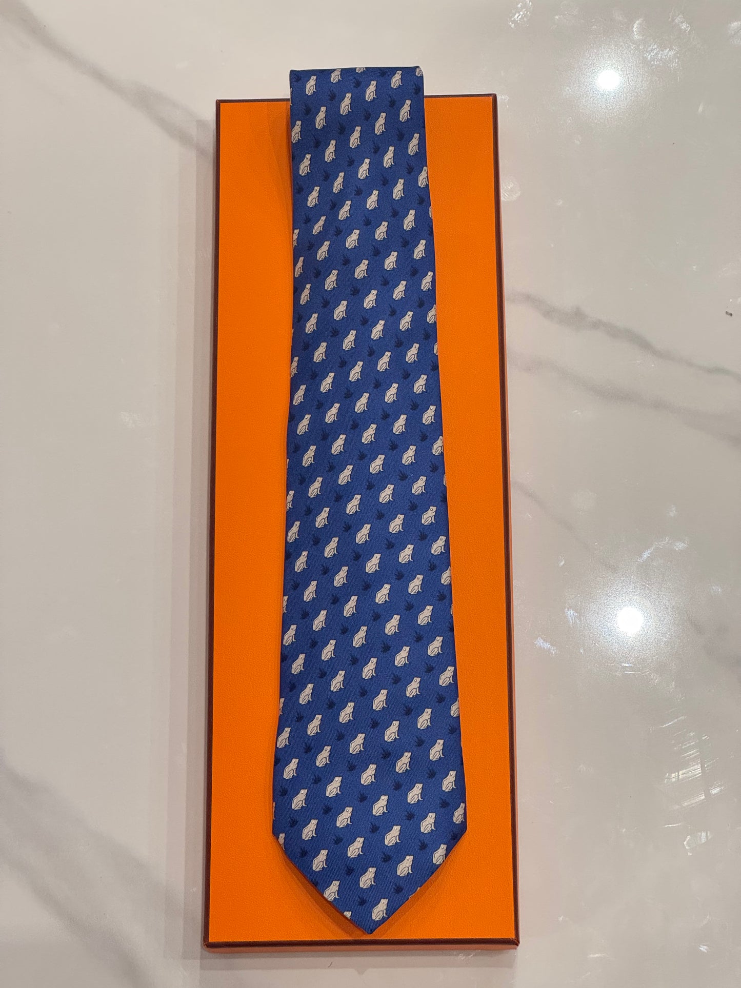 Cravatta vintage Hermès cod 7257ma