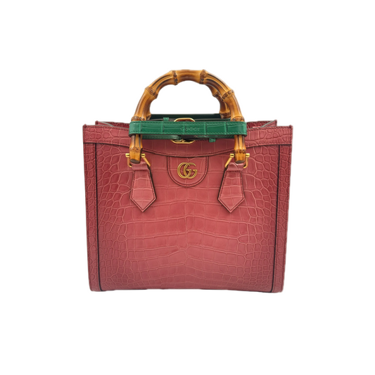 Gucci Diana medium GG Top Handle Coccodrillo