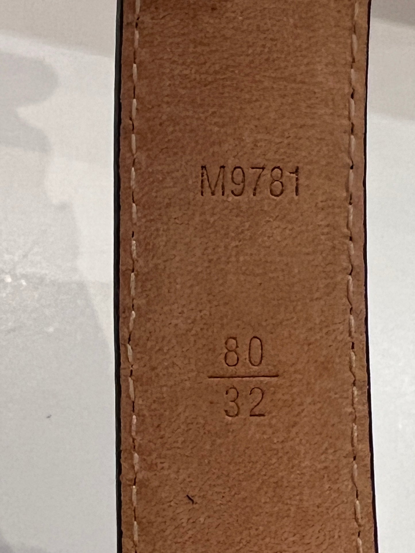 Louis Vuitton belt 80 cm