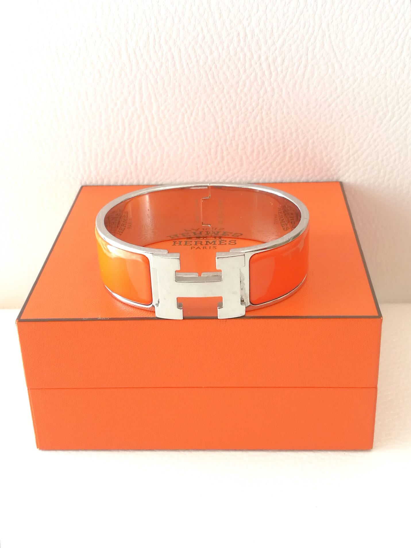 Hermes Clic Clac H preloved bracelet