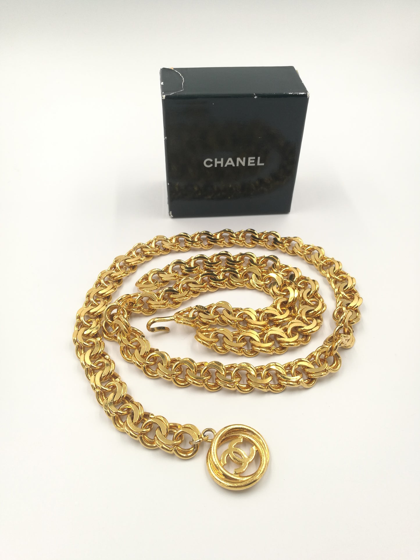 Chanel belt CC in metallo