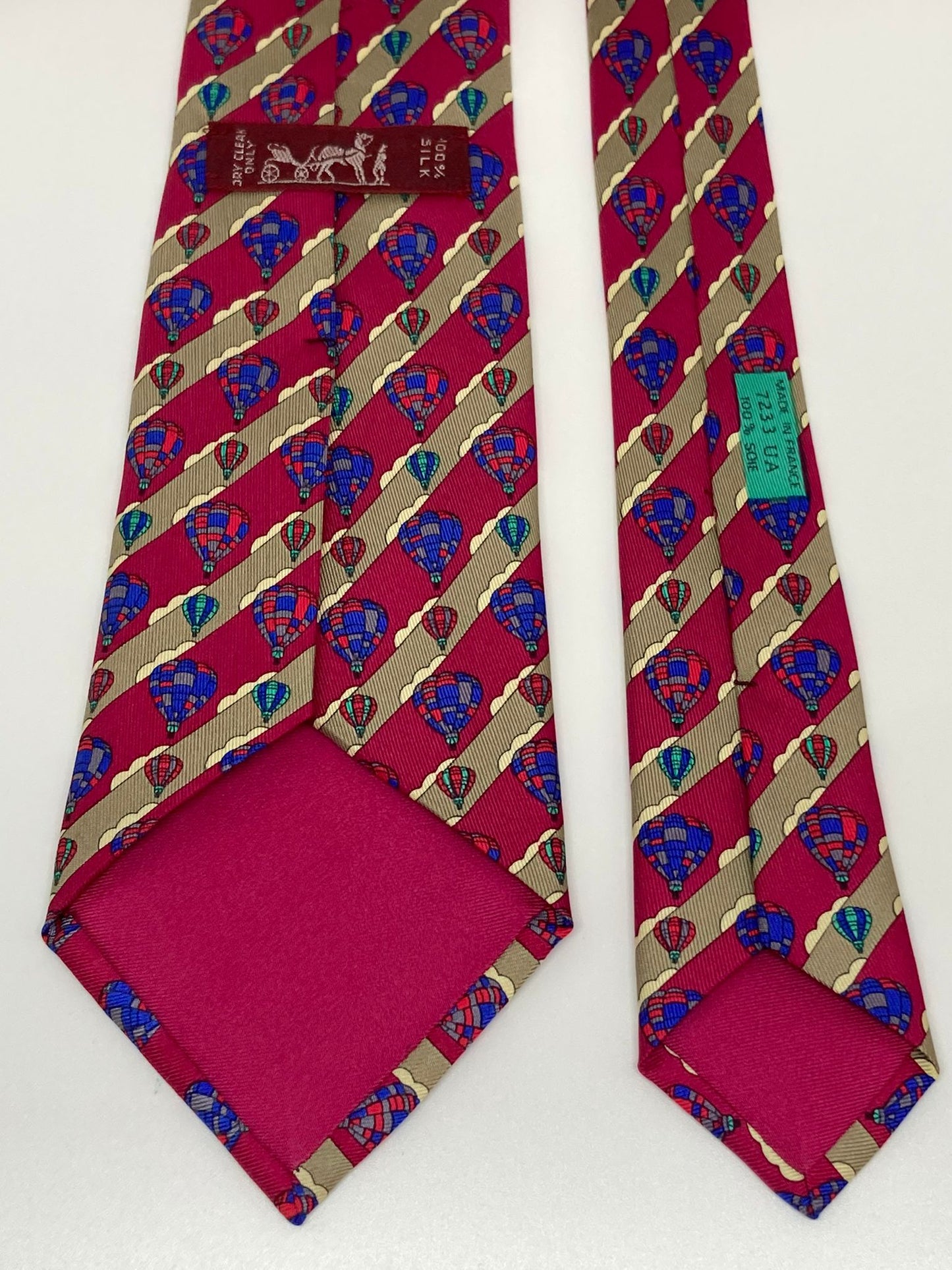 Cravatta Hermès con mongolfiere c.7233UA