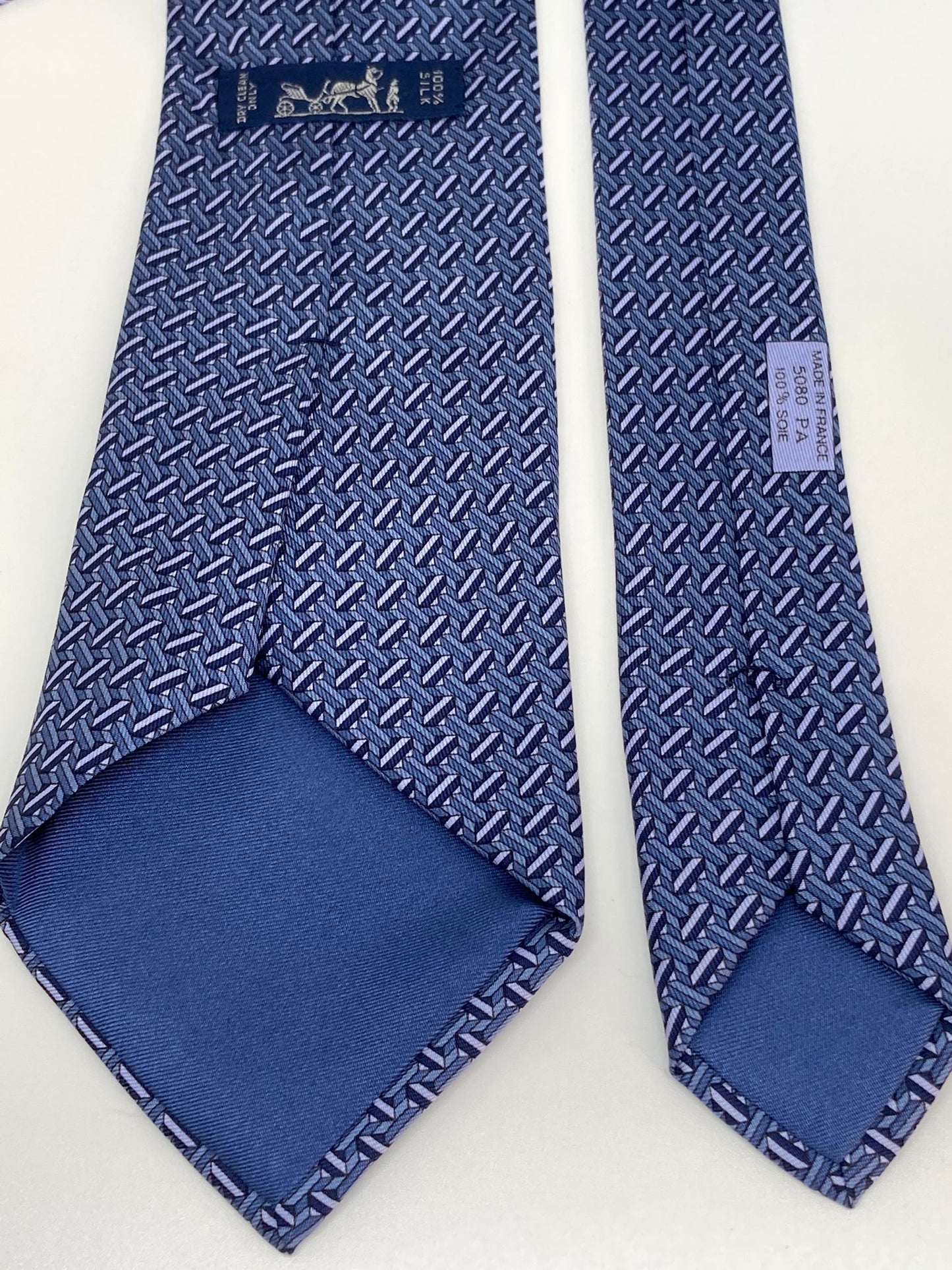 Cravatta Hermès stampa tridimensionale c.5080PA