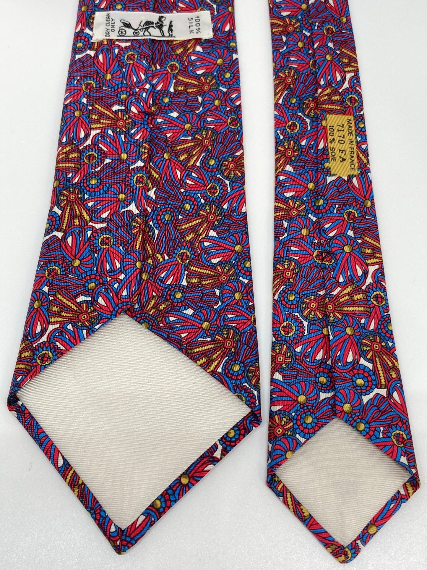 Cravatta Hermès fantasie carnevale c.7170FA