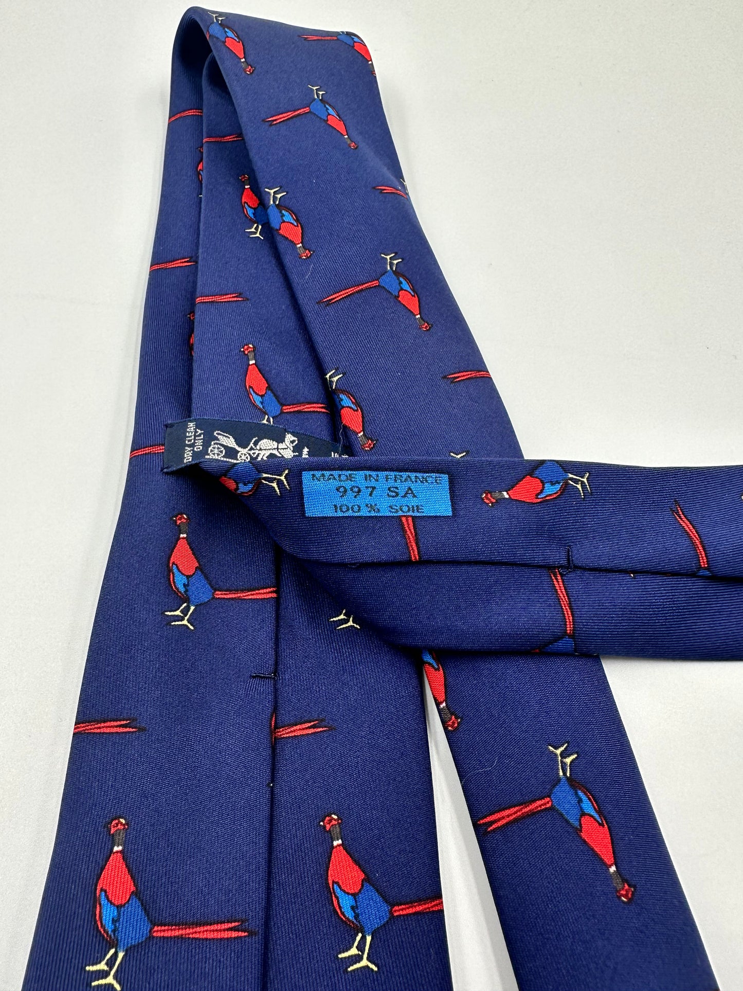 Cravatta Hermès 997SA fagiani