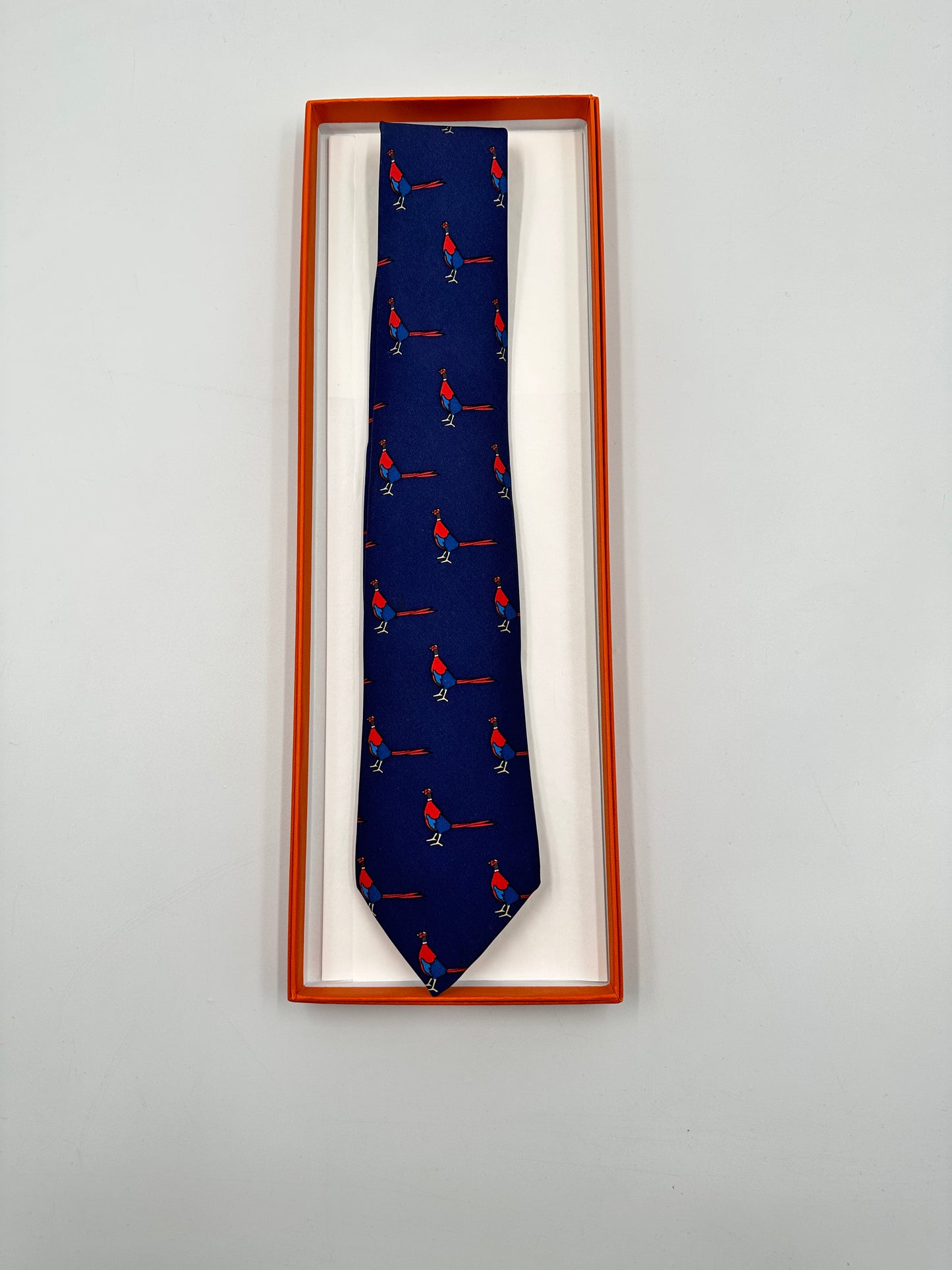 Cravatta Hermès 997SA fagiani