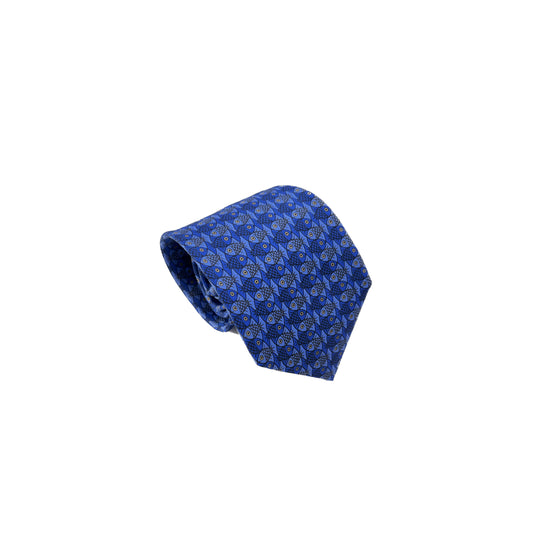 Hermès vintage tie pesci 7322EA